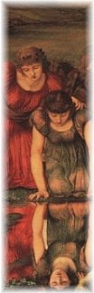 Mirror of Venus (detail) Burne-Jones